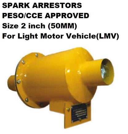 Spark Arrestors, 2 Inch (50mm) Size, PESO/CCOE Certified with Certificate