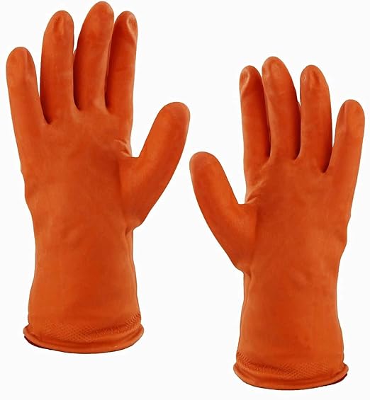 PVC Chemical Suit with Rubber Gloves