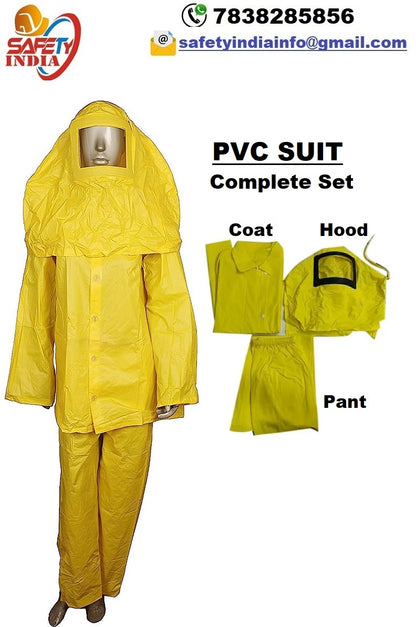 Suit Chemical | Yellow Chemical Suit | Chemical Spray Suit | Acid Resistant Suit