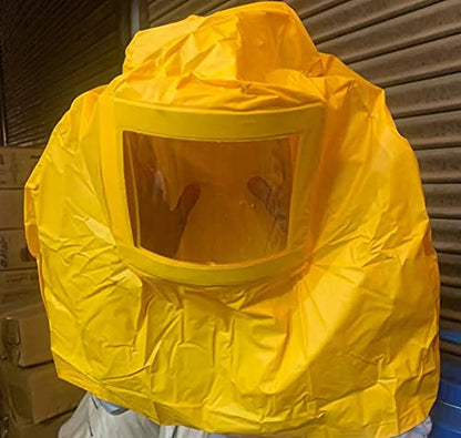 PVC Chemical Suit with Rubber Gloves