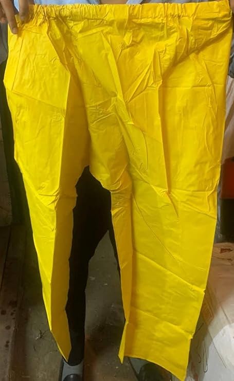 PVC Chemical Suit with Rubber Gloves