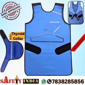 Lead Apron with Thyroid Collar – X-Ray Protection Apron for Radiologists, Dentists & Medical Professionals – Safety India- Safety Shop