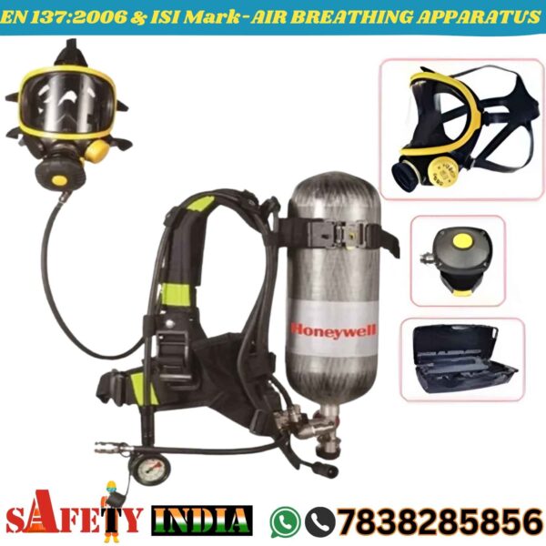 SCBA Honeywell T8000 | Self Contained Breathing Apparatus | Breathing Apparatus SCBA| SCBA Cylinder - CCE (PESO) & ISI Mark |300 Bar SCBA Cylinder