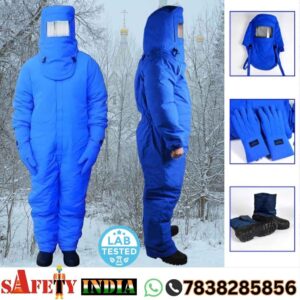 Cryo Suit | Cryogenic Suit | Cold Room Suit | Cold Storage Suit | Insulated Freezer Suit with Cryogenic Gloves, Hood, and Boots – Waterproof Cryogenic Protective Clothing for Liquid Nitrogen Handling up to -160°C