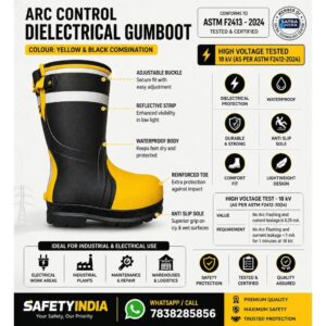 electrical insulated safety gumboots high voltage dielectric rubber boots waterproof anti slip safety footwear for electricians industrial power plant and substation work