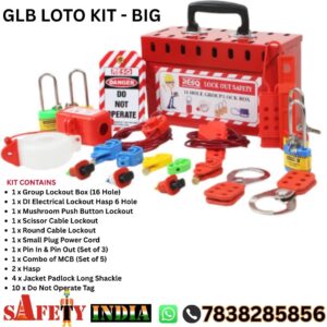 group lockout tagout kit 16 hole lock box loto kit with padlocks cable lockouts circuit breaker lockouts safety tags industrial safety
