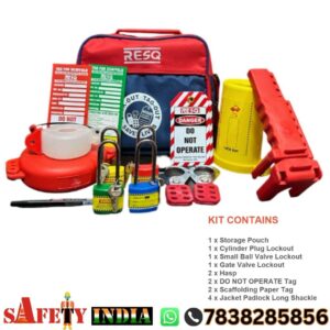 rb lockout tagout kit with valve lockout plug lockout padlocks and safety tags for industrial use