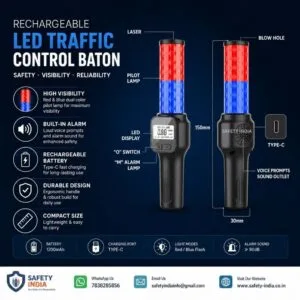 Digital alcohol breath analyser with LED display, red and blue illuminated tube, handheld portable breathalyzer alcohol tester with button control